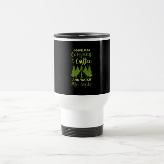 Camping Camper Kaffeegenuss Reisebecher (Mittel)