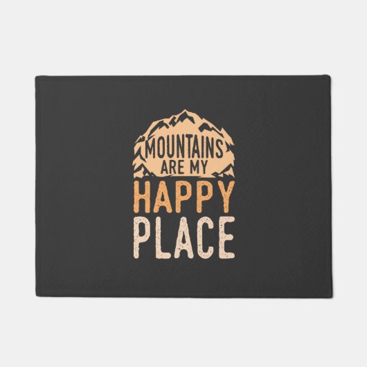 Camping - Camper Mountain Geschenke Fußmatte (Vorderseite)