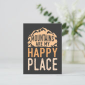 Camping - Camper Mountain Geschenke Postkarte (Stehend Vorderseite)