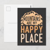 Camping - Camper Mountain Geschenke Postkarte (Vorne/Hinten)