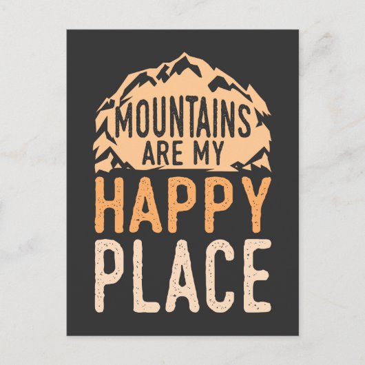 Camping - Camper Mountain Geschenke Postkarte (Vorderseite)