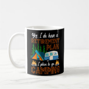 Camping Camper Pensionsplan Rv Caravan Außenbereic Kaffeetasse