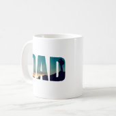 Camping Camper und Wanderer Papa Kaffeetasse (Vorderseite Links)
