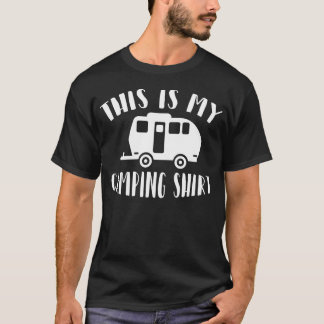 Camping Camper Wohnwagen Mädchen T-Shirt