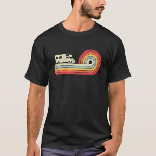 Camping Campervan Retro Vintag Motorhome T-Shirt
