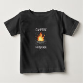 Camping Campfire Baby T-shirt (Vorderseite)