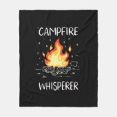 Camping Campfire Fleecedecke (Vorderseite)