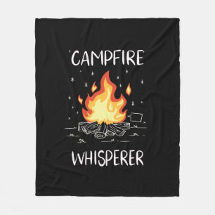 Camping Campfire Fleecedecke