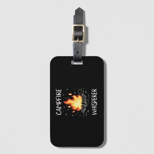 Camping Campfire Gepäckanhänger (Vorderseite Vertikal)