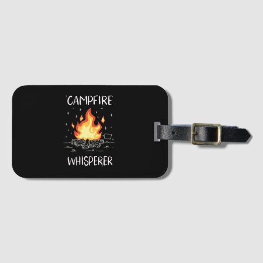 Camping Campfire Gepäckanhänger (Vorderseite (Horizontal))