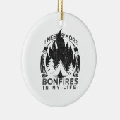 Camping Campfire Geschenk Keramik Ornament (Rechts)