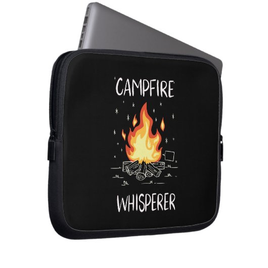 Camping Campfire Laptopschutzhülle (Vorne Rechts)