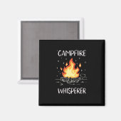 Camping Campfire Magnet (Vorderseite/Rückseite)
