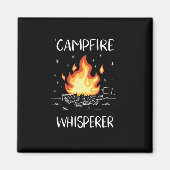 Camping Campfire Magnet (Vorne)
