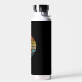 Camping Campfire Retro Trinkflasche (Links)