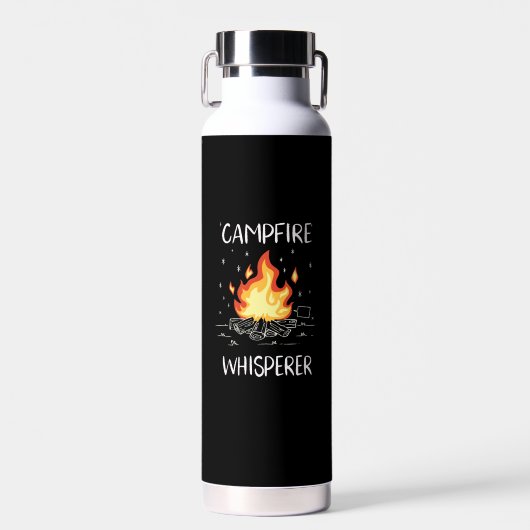 Camping Campfire Trinkflasche (Vorne)