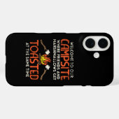 Camping Campfire und Marshmallows Case-Mate iPhone Hülle (Rückseite (Horizontal))