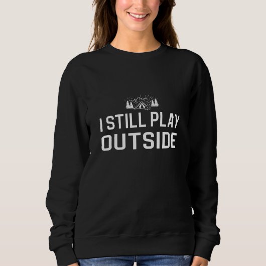 Camping Campfire Zent Sweatshirt (Vorderseite)