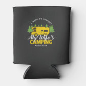 Camping - Camping der Ehefrau Dosenkühler (Vorderseite)
