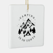 Camping - Camping in Zehnteln Keramikornament (Rechts)