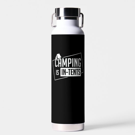 Camping - Camping in Zehnteln Trinkflasche (Vorne)