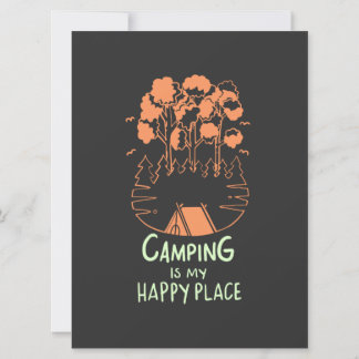 Camping - Camping ist mein glücklicher Ort