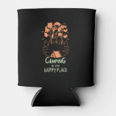 Camping - Camping ist mein glücklicher Ort Dosenkühler (Vorderseite)