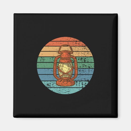 Camping - Camping Lantern Magnet (Vorne)
