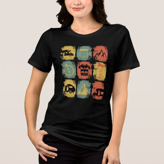 CAMPING - CAMPING Tri-Blend SHIRT (Vorderseite)