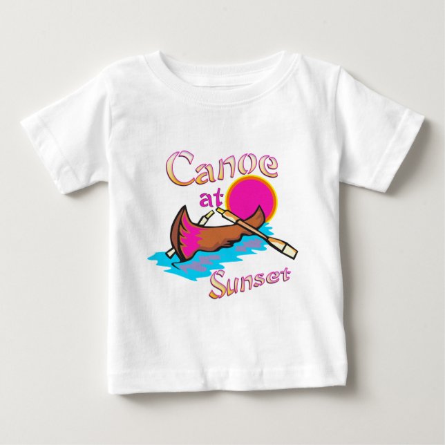 Camping Canoe Baby T-shirt (Vorderseite)