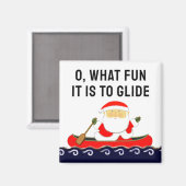 Camping Canoe Kayak Kleine Geschenk Magnet (Vorderseite/Rückseite)