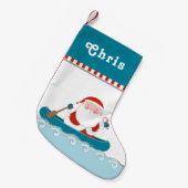 Camping Canoe Kleiner Weihnachtsstrumpf (Vorderansicht (hängend))