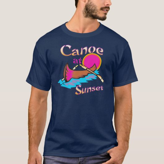Camping Canoe T-Shirt (Vorderseite)