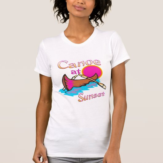 Camping Canoe T-Shirt (Vorderseite)
