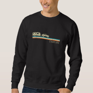 Camping Caravan Rv Trailer Retro Vintag Sweatshirt