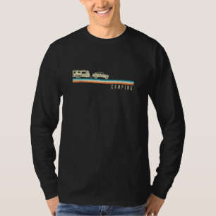 Camping Caravan Rv Trailer Retro Vintag T-Shirt