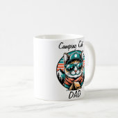 Camping Cat Vater Kaffeetasse (VorderseiteRechts)
