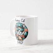 Camping Cat Vater Kaffeetasse (Vorderseite Links)