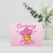 Camping Chick #8 Postkarte (Stehend Vorderseite)