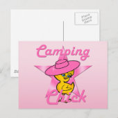Camping Chick #8 Postkarte (Vorne/Hinten)