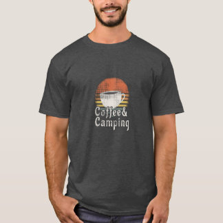 Camping Coffee Design Familie T-Shirt