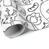 Camping Color Me Wrapper Geschenkpapier (Rolleneckpunkt)