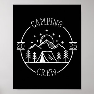 Camping Cousin Crew 2025 Wiedersehen Campout Ad Poster