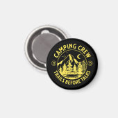 Camping Crew 2025 Camper Magnet (Vorderseite/Rückseite)