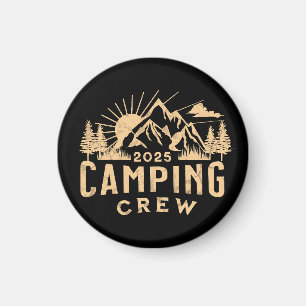 Camping Crew 2025 Camping Fan Camping Magnet