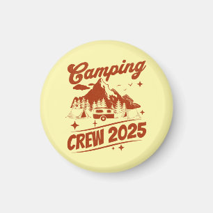 Camping Crew 2025 Camping Fan Magnet
