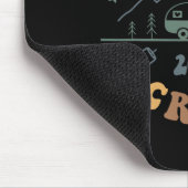 Camping-Crew 2025 Camping-Trip 2025 Passende Crew  Mousepad (Ecke)