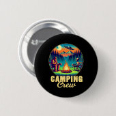 Camping-Crew Camper-Trinkteam Lustiger Bigfoot Al Button (Vorne & Hinten)