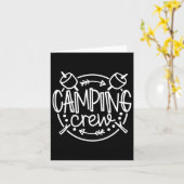 Camping Crew Campfire Sommercampingferien Karte (Gelbe Blume)