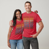 Camping Crew Camping Crew Camping Passende Retro T-Shirt (Unisex)